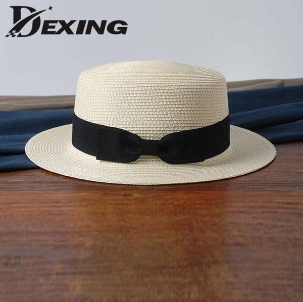 whole sun flat straw hat boater hat girls bow summer hats for women beach flat panama straw chapeau femme5498120, Blue;gray
whole sun flat straw hat boater hat girls bow summer hats for women beach flat panama straw chapeau femme5498120, Blue;gray