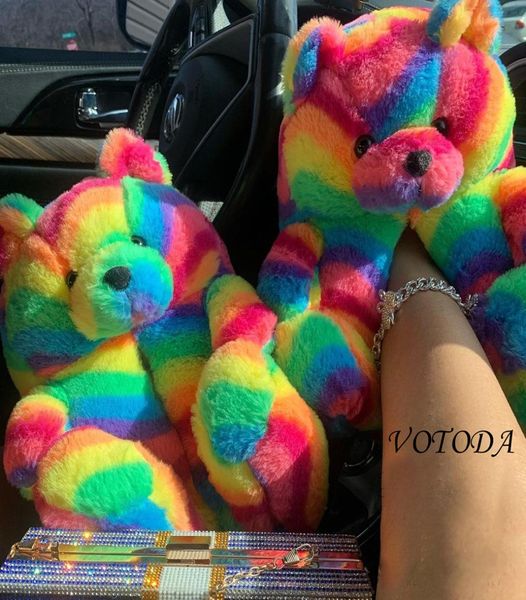 slippers women teddy bear winter warm plush house shoes indoor flip flops funny cartoon bear female soft antislip3953193, Black
slippers women teddy bear winter warm plush house shoes indoor flip flops funny cartoon bear female soft antislip3953193, Black