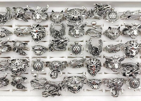 fashion 203050100pcs animal head ring gothic style punk tough guy vintage mix metal band fit men and women jewelry gift cluster9054887, Golden;silver
fashion 203050100pcs animal head ring gothic style punk tough guy vintage mix metal band fit men and women jewelry gift cluster9054887, Golden;silver