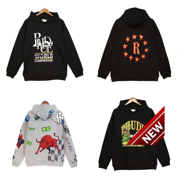 mens hoodies rhude print long sleeve fashion women sweatshirts luxury sweater hip hop brand us size, Black
mens hoodies rhude print long sleeve fashion women sweatshirts luxury sweater hip hop brand us size, Black