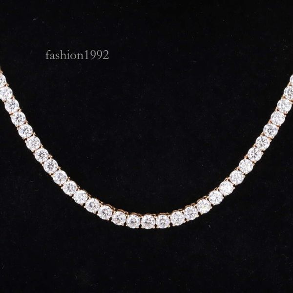 Hip Hop Tennis Chain 14K Solid Gold Round Shape Lab Grown Diamond Tennis Necklace
Hip Hop Tennis Chain 14K Solid Gold Round Shape Lab Grown Diamond Tennis Necklace