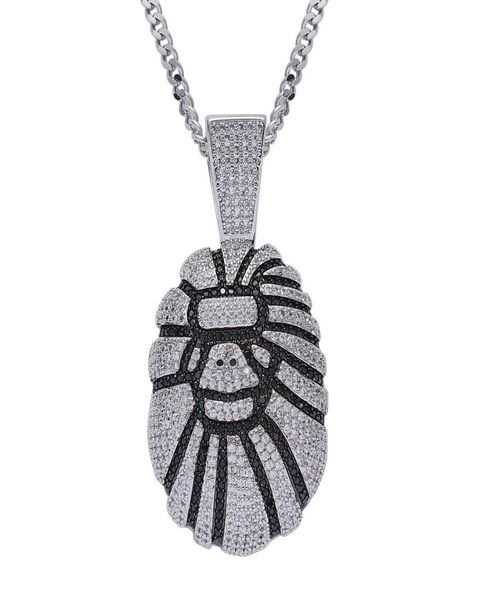 2020 gorilla pendant goldsilver necklace full iced out cubic zirconia sliver cz stones punk male gothic jewelry9400447, Silver
2020 gorilla pendant goldsilver necklace full iced out cubic zirconia sliver cz stones punk male gothic jewelry9400447, Silver