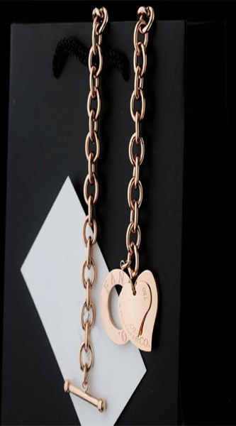fashion titanium steel jewelry ladies necklace newrok simple 18k plated thick chain ot buckle double heart pendant necklace4149353, Silver
fashion titanium steel jewelry ladies necklace newrok simple 18k plated thick chain ot buckle double heart pendant necklace4149353, Silver