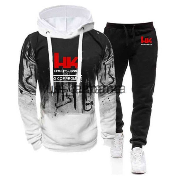 men's tracksuits hk heckler koch no compromise printed set men's high street gradient hoodies casual sweatpant sets sport suits co, Gray
men's tracksuits hk heckler koch no compromise printed set men's high street gradient hoodies casual sweatpant sets sport suits co, Gray