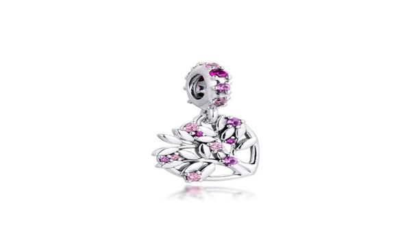 new real 925 sterling silver pink crystal pave heart family tree dangle charms pendant beads fit original bracelets women gift diy1059835, Black
new real 925 sterling silver pink crystal pave heart family tree dangle charms pendant beads fit original bracelets women gift diy1059835, Black