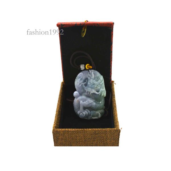Natural Green Burma Jadeite Jade Carved Chinese Dragon Pendants Necklace Jewellery
Natural Green Burma Jadeite Jade Carved Chinese Dragon Pendants Necklace Jewellery