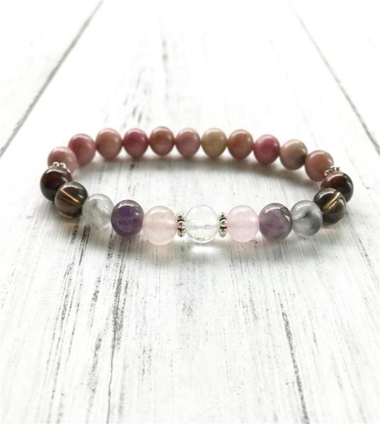 relief stress anxiety bracelet 7 crystals healing wrist mala beads for daily gratitude rhodonite beaded strands8830675, Black
relief stress anxiety bracelet 7 crystals healing wrist mala beads for daily gratitude rhodonite beaded strands8830675, Black
