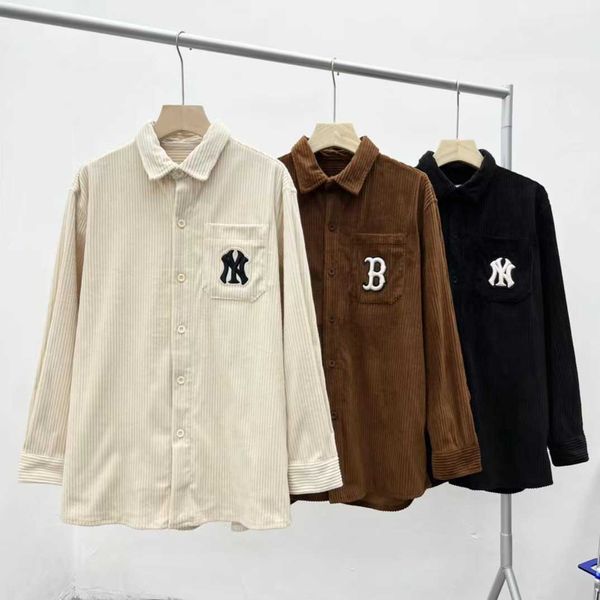 2023 spring new korean mlb coat corduroy shirt ny coat lyy8213, Black;brown
2023 spring new korean mlb coat corduroy shirt ny coat lyy8213, Black;brown