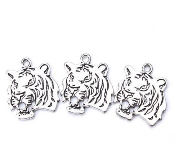 50pcslot ancient silver alloy tiger charms pendants for diy jewelry making findings 27x24mm7467113, Bronze;silver
50pcslot ancient silver alloy tiger charms pendants for diy jewelry making findings 27x24mm7467113, Bronze;silver
