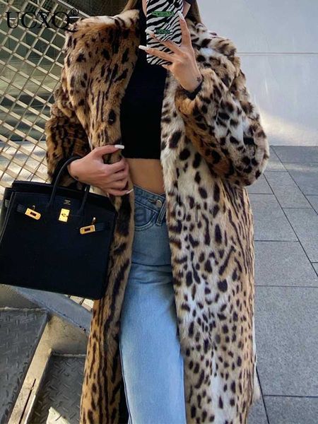 women's fur faux fur ucxq winter long warm thick leopard fluffy faux fur coat women tiger print runway loose luxury designer clothing w, Black
women's fur faux fur ucxq winter long warm thick leopard fluffy faux fur coat women tiger print runway loose luxury designer clothing w, Black