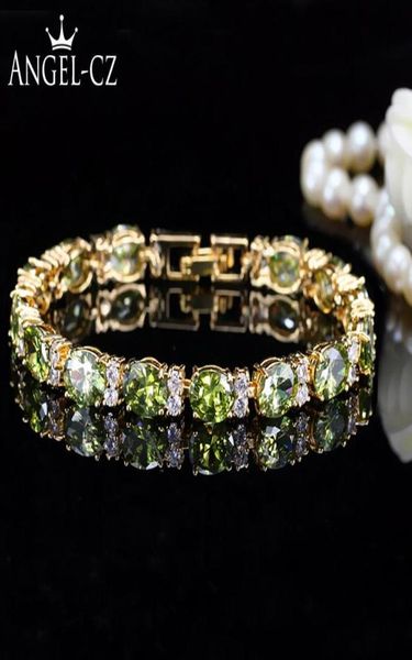 dubai yellow gold color jewelry oval olive green crystal connect bling cz classy ladies bracelet bangle for women ab079 link chai7489005, Black
dubai yellow gold color jewelry oval olive green crystal connect bling cz classy ladies bracelet bangle for women ab079 link chai7489005, Black