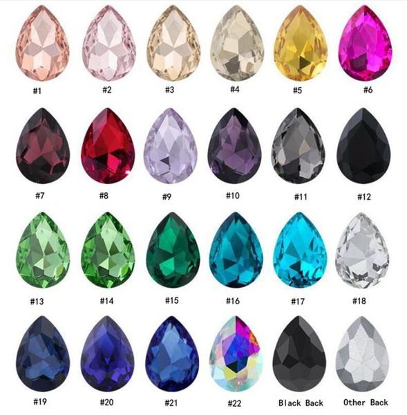 50 pcs 20mm x 30mm glass clear red blue tear drop faceted loose diamonds 22colors jewels wedding decorations l15233992303, Black
50 pcs 20mm x 30mm glass clear red blue tear drop faceted loose diamonds 22colors jewels wedding decorations l15233992303, Black