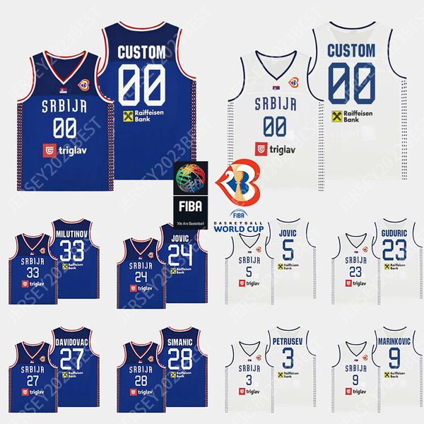 2023 fiba world cup serbia basketball jersey national team 33 nikola milutinov 5 nikola 24 stefan jovic 7 bogdan bogdanovic 15 nikola 9 vanj, Black;red
2023 fiba world cup serbia basketball jersey national team 33 nikola milutinov 5 nikola 24 stefan jovic 7 bogdan bogdanovic 15 nikola 9 vanj, Black;red