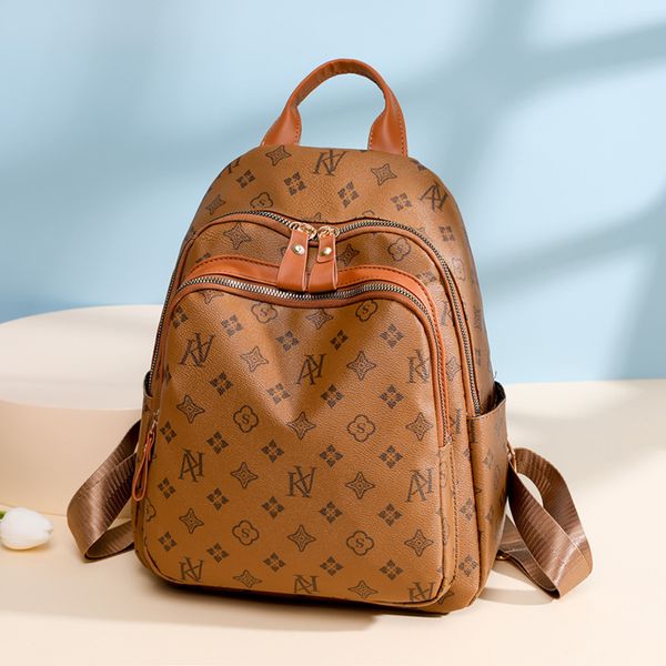 wholesale women shoulder bag 2 colors soft and light printed handbag daily joker double zipper fashion backpack street letters leather leisu
wholesale women shoulder bag 2 colors soft and light printed handbag daily joker double zipper fashion backpack street letters leather leisu