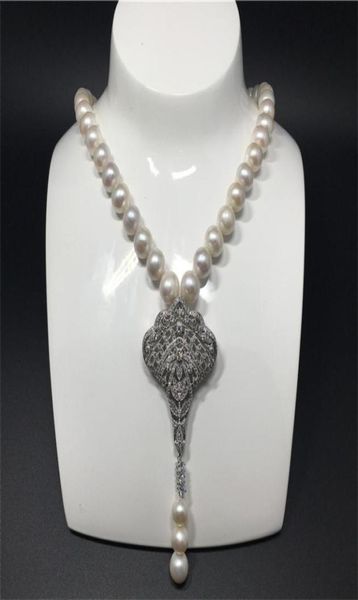 natural 910mm white freshwater pearl micro inlay zircon accessories tassel necklace fashion jewelry7531588, Silver
natural 910mm white freshwater pearl micro inlay zircon accessories tassel necklace fashion jewelry7531588, Silver