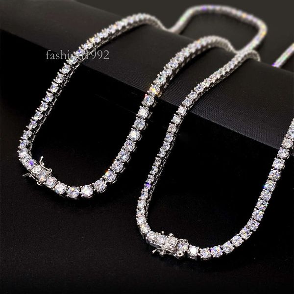 Sier Jewelry Diamond Chain Moissanite Choker 4Mm Tennis Chain Iced Out Chain For Men
Sier Jewelry Diamond Chain Moissanite Choker 4Mm Tennis Chain Iced Out Chain For Men