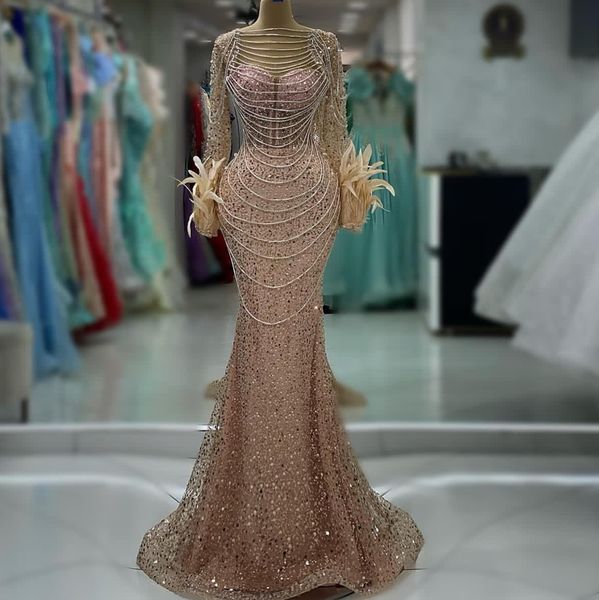 2023 aso ebi arabic champagne mermaid prom dress crystals feather evening formal party second reception birthday engagement gowns dresses ro, Black
2023 aso ebi arabic champagne mermaid prom dress crystals feather evening formal party second reception birthday engagement gowns dresses ro, Black