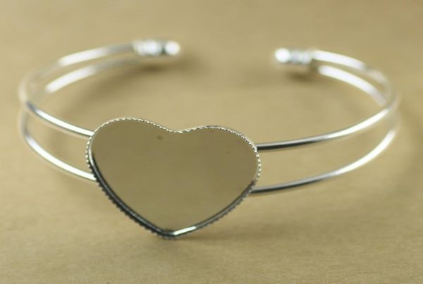 silver plated 25mm heartshaped blank bangle base bracelet blank findings tray bezel setting cy7685368573, Blue;slivery
silver plated 25mm heartshaped blank bangle base bracelet blank findings tray bezel setting cy7685368573, Blue;slivery