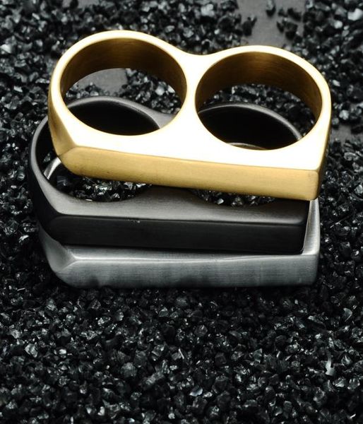 stainless steel knuckle rings outdoor two finger ring punk hard men039s women039s finger jewelry gift gold silver black6920919
stainless steel knuckle rings outdoor two finger ring punk hard men039s women039s finger jewelry gift gold silver black6920919