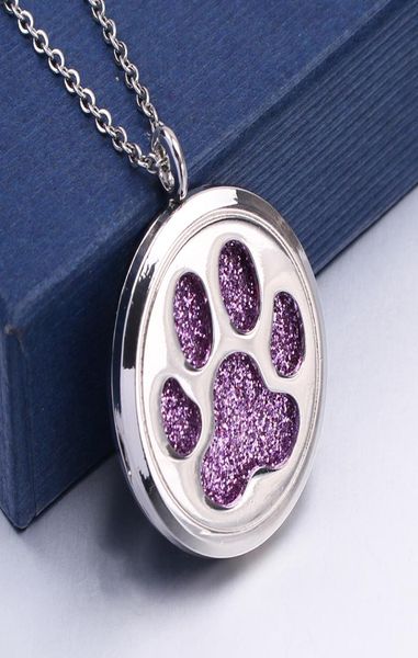 open cute dog paw stainless steel necklace aroma perfume magnetic pendant essential oil diffuser locket necklace1372314, Silver
open cute dog paw stainless steel necklace aroma perfume magnetic pendant essential oil diffuser locket necklace1372314, Silver