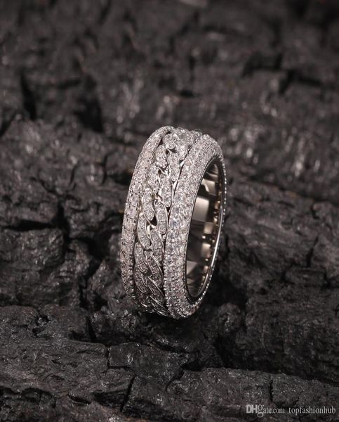 hip hop bling iced out cubic zirconia cz ring for men women spinner cuban chain round rings party jewelry7022768, Silver
hip hop bling iced out cubic zirconia cz ring for men women spinner cuban chain round rings party jewelry7022768, Silver