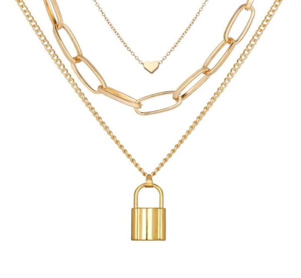 new highquality multilayer pendant necklaces creative retro simple peach heart lock pendant threelayer sweater chain whole9693261, Silver
new highquality multilayer pendant necklaces creative retro simple peach heart lock pendant threelayer sweater chain whole9693261, Silver