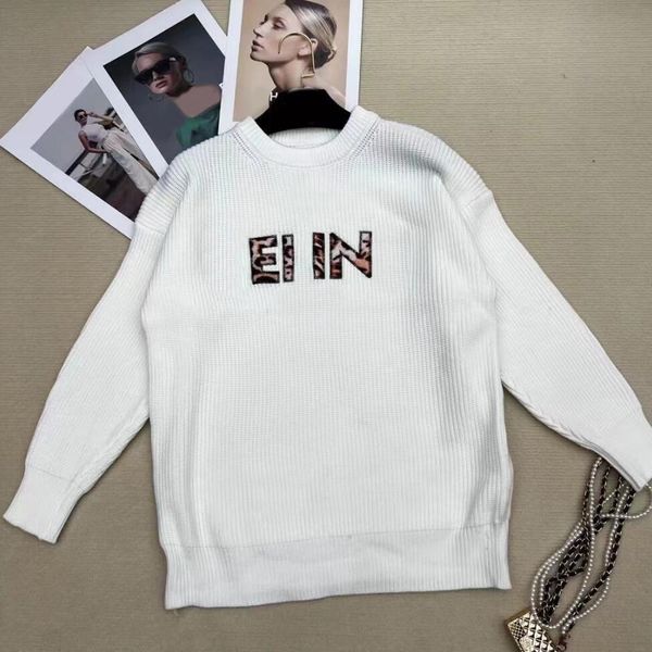 winter designer womens sweater high-end luxury se loose comfortable warm woolen sweater embroidered hoodie in multiple colors s-xl, White;black
winter designer womens sweater high-end luxury se loose comfortable warm woolen sweater embroidered hoodie in multiple colors s-xl, White;black