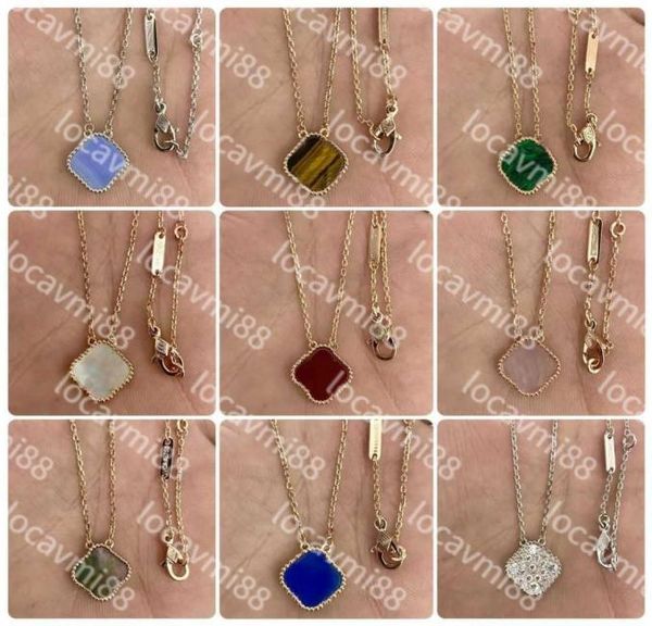 20 colors fashion classic 4four leaf clover charm necklaces diamond bangle chain 18k gold agate shell motherofpearl for womeng9489383, Silver
20 colors fashion classic 4four leaf clover charm necklaces diamond bangle chain 18k gold agate shell motherofpearl for womeng9489383, Silver