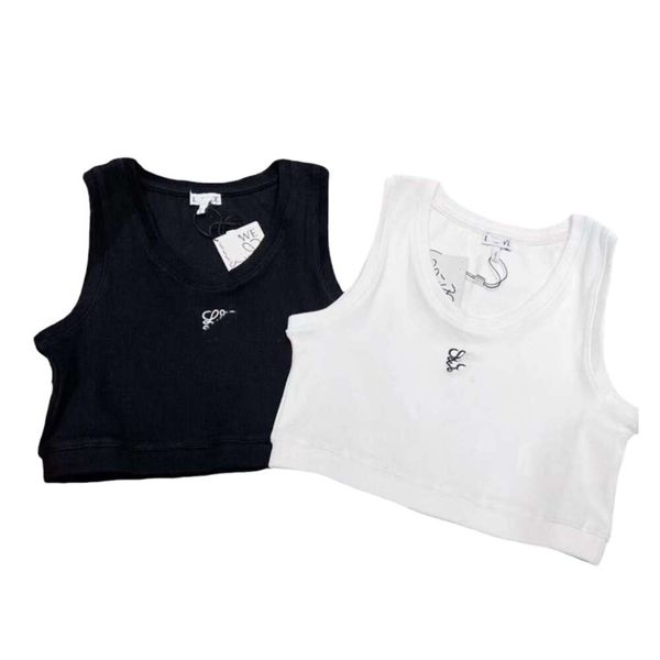 designer t shirt loewees original quality women men wear women's elastic sports tank open umbilium short sleeve loose versatile top, White
designer t shirt loewees original quality women men wear women's elastic sports tank open umbilium short sleeve loose versatile top, White