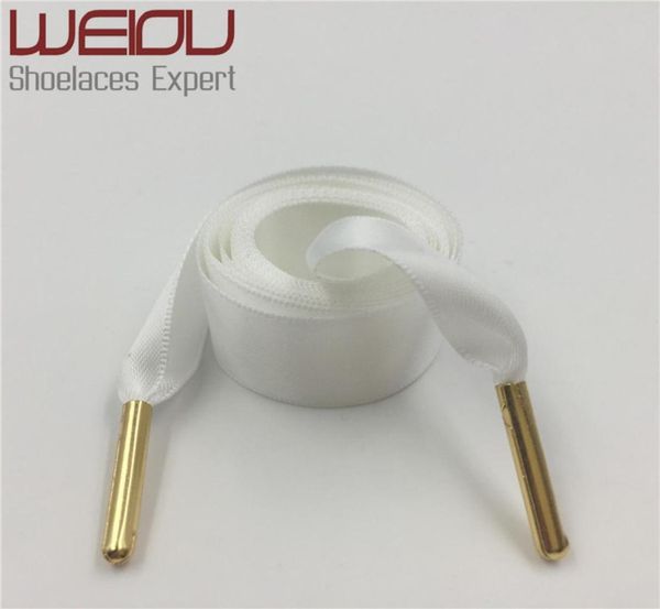 weiou fashion flat silk ribbon shoelaces princess sneaker colorful sport shoes laces with 2cm width metal aglets drop 1208091305, White;pink
weiou fashion flat silk ribbon shoelaces princess sneaker colorful sport shoes laces with 2cm width metal aglets drop 1208091305, White;pink