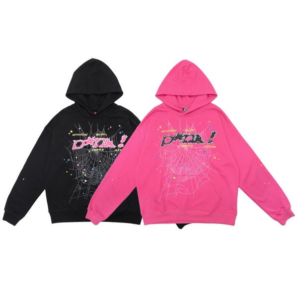 designer pink hoodie men women spider sp5de logo hoodies young thug sweatshirts streetwear quality correct puff print pure cotton us size, Black
designer pink hoodie men women spider sp5de logo hoodies young thug sweatshirts streetwear quality correct puff print pure cotton us size, Black