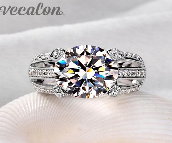 vecalon 2016 female solitaire ring 6ct z simulated diamond cz 925 sterling silver engagement wedding band ring for women7442790, Slivery;golden
vecalon 2016 female solitaire ring 6ct z simulated diamond cz 925 sterling silver engagement wedding band ring for women7442790, Slivery;golden