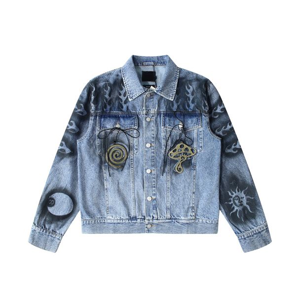mens jackets st street style graffiti hand painted denim jacket 8 jacket mens casual sports jacket ball 8 jacket 230906, Black;brown
mens jackets st street style graffiti hand painted denim jacket 8 jacket mens casual sports jacket ball 8 jacket 230906, Black;brown