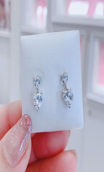 925 sterling silver double heart sparkling stud earrings fits european style jewelry fashion earrings6502720, Golden;silver
925 sterling silver double heart sparkling stud earrings fits european style jewelry fashion earrings6502720, Golden;silver