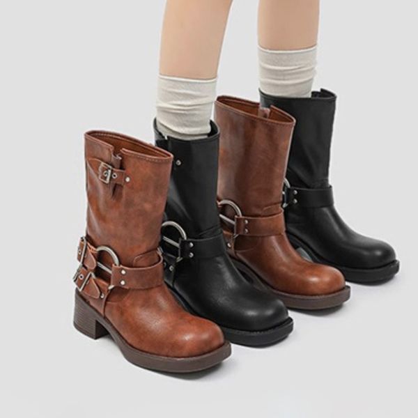mius women belt buckle boots chunky moto biker block low heels black brown knight boot vintage ankle short booties western luxury designer s
mius women belt buckle boots chunky moto biker block low heels black brown knight boot vintage ankle short booties western luxury designer s