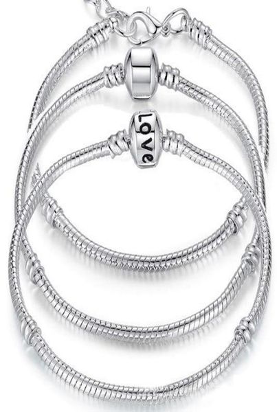 antique 925 sterling silver charm bracelets european 3mm chain fit charms bead bangle bracelet for women1335779, Black
antique 925 sterling silver charm bracelets european 3mm chain fit charms bead bangle bracelet for women1335779, Black