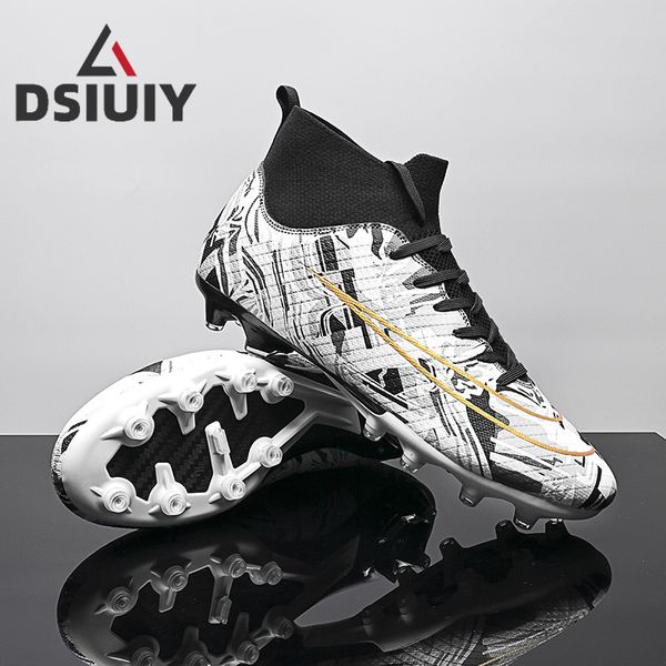dress shoes professional fg/tf soccer shoes non-slip long spike football boots young kids high ankle cleats grass soccer sneakers men 230907, Black
dress shoes professional fg/tf soccer shoes non-slip long spike football boots young kids high ankle cleats grass soccer sneakers men 230907, Black