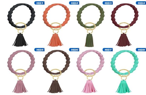 fashion silica gel bracelets with tassel pendant portable solid color round silicone keyring for women trendy wrist accessory1233377, Silver
fashion silica gel bracelets with tassel pendant portable solid color round silicone keyring for women trendy wrist accessory1233377, Silver