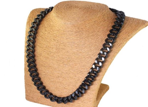 men boys 316l pure stainless steel black curban curb chain necklace 10mm 24039039 for xmas birthday bling jewelry gifts1306928, Silver
men boys 316l pure stainless steel black curban curb chain necklace 10mm 24039039 for xmas birthday bling jewelry gifts1306928, Silver