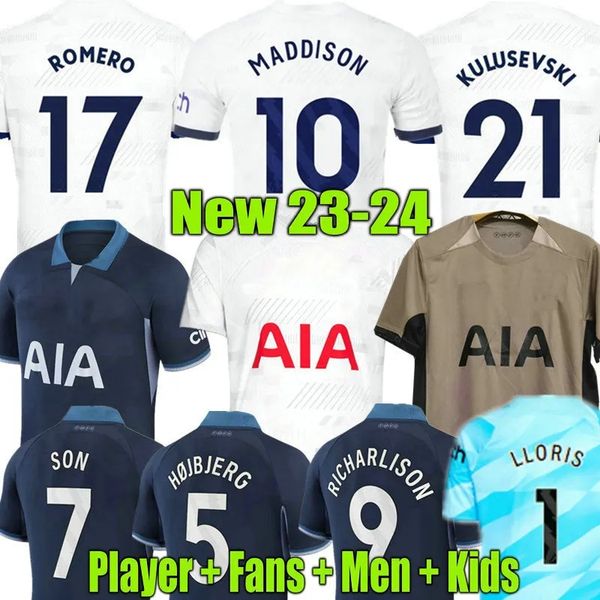 23 24 maddison son soccer jerseys 2023 2024 romero persic tottenham football shirts spurs bentancur kulusevski richarlison vicario men kids, Black;yellow
23 24 maddison son soccer jerseys 2023 2024 romero persic tottenham football shirts spurs bentancur kulusevski richarlison vicario men kids, Black;yellow