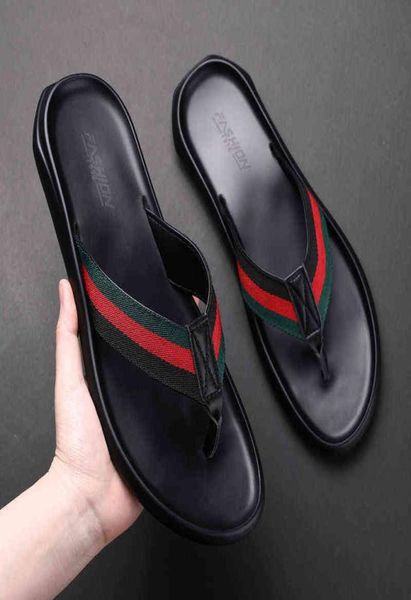 weh slippers men leather black striped luxury brand summer slippers soft flip flop for men sleepers shoes men g2202181809560
weh slippers men leather black striped luxury brand summer slippers soft flip flop for men sleepers shoes men g2202181809560