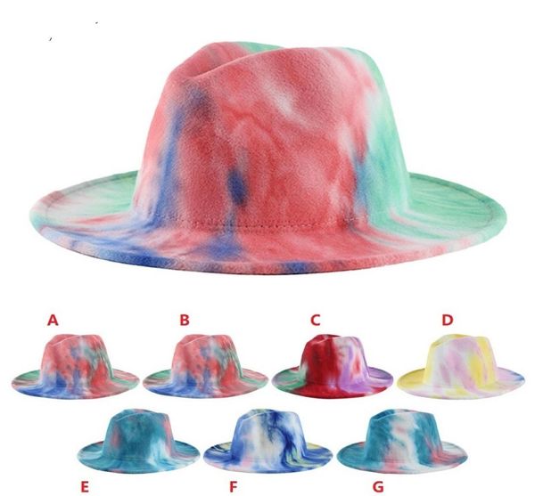dhl tiedye fedora hats woolen wide brim cap warmth foldable men silk hat women jazz caps fashion autumn winter style9288398, Blue;gray
dhl tiedye fedora hats woolen wide brim cap warmth foldable men silk hat women jazz caps fashion autumn winter style9288398, Blue;gray