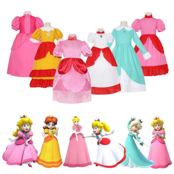 cosplay rosalina dress girl game playing princess cosplay costume children theme party fantasy clothes kids peach daisy fancy outfits 230731, Blue
cosplay rosalina dress girl game playing princess cosplay costume children theme party fantasy clothes kids peach daisy fancy outfits 230731, Blue