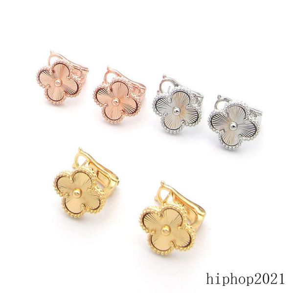 luxury designer stud earrings titanium steel fourleaf clover cleef earrings womens fashion 18k gold engraved five flower earring 8156537, Golden;silver
luxury designer stud earrings titanium steel fourleaf clover cleef earrings womens fashion 18k gold engraved five flower earring 8156537, Golden;silver