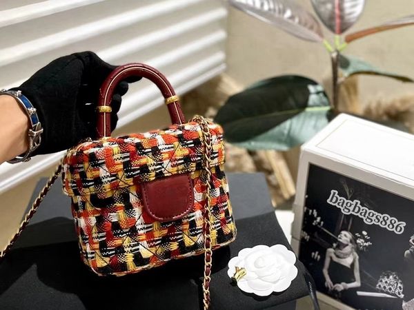 23s tweed small vanity case designer flap bag cosmetic bag makeup bag handle soft fleece crossbody bag cute fleec diamond lattice shoulder b
23s tweed small vanity case designer flap bag cosmetic bag makeup bag handle soft fleece crossbody bag cute fleec diamond lattice shoulder b
