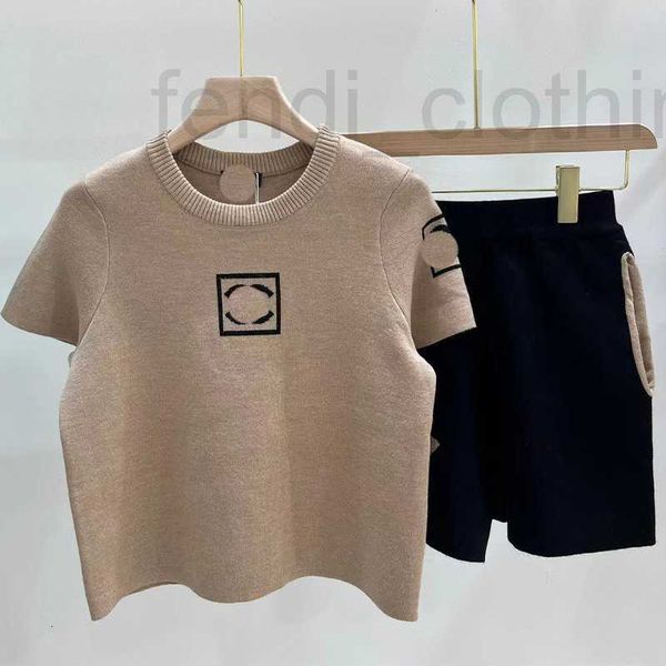 women's tracksuits designer fengzhonggu knitted set round neck short sleeve high waist wide leg shorts new for spring/summer 2023 zlqf, Gray
women's tracksuits designer fengzhonggu knitted set round neck short sleeve high waist wide leg shorts new for spring/summer 2023 zlqf, Gray