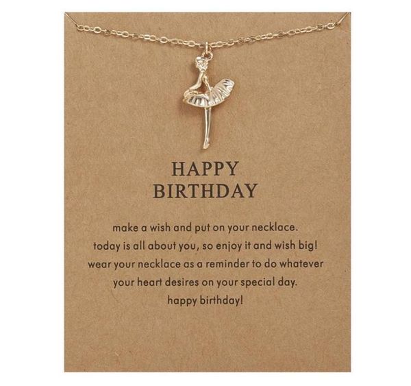 happy birthday ballerina pendant necklace dance girl clavicle chain necklace for women girl jewelry accessories gifts3322665, Silver
happy birthday ballerina pendant necklace dance girl clavicle chain necklace for women girl jewelry accessories gifts3322665, Silver