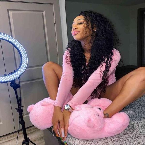 women winter lovely cartoon teddy bear cotton slippers rainbow colorful warm slides cute bear indoor shoes faux fur slides girl h14255151, Black
women winter lovely cartoon teddy bear cotton slippers rainbow colorful warm slides cute bear indoor shoes faux fur slides girl h14255151, Black
