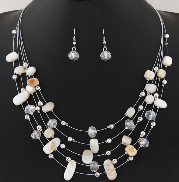 2019 fashion vintage jewelry sets joker bohemian crystal multilayer colorful beads stone statement necklace earrings set5615726, Silver
2019 fashion vintage jewelry sets joker bohemian crystal multilayer colorful beads stone statement necklace earrings set5615726, Silver