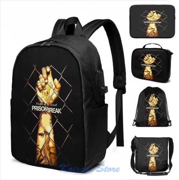 backpack funny graphic print prison break ascape usb charge men school bags women bag travel lap387151
backpack funny graphic print prison break ascape usb charge men school bags women bag travel lap387151